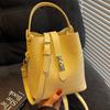 This Year's Popular Bag 2025 New Trendy Fashion Portable Women's Bag Summer Fashionable Ins Shoulder Crossbody Bucket Bag