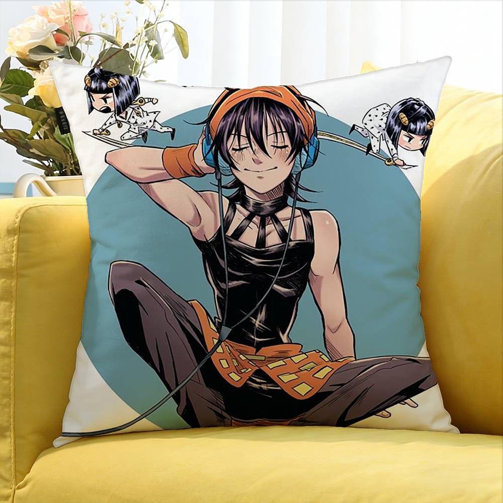 Narancia Ghirga  Various Sizes Square Pillow Case For Car Home Bedchamber Decor