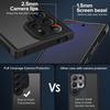Hybrid Military Grade Shockproof Case For Samsung Galaxy S25 S24 S23 Ultra Plus Matte Translucent Black Hard Cover Soft Bumper