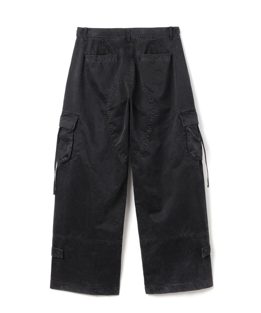 MILLO ARCHIVE Garment Washed Silhouette Pants [Black]