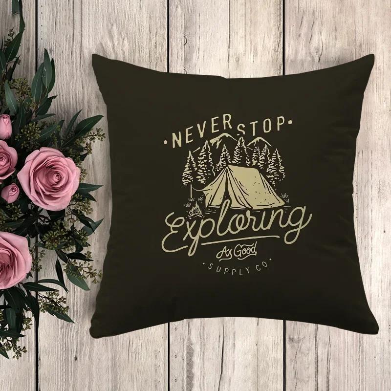 Pillow Camping Cushion Covers for Bed Pillows Car Decoration Sofa Cushions Pillowcase Decorative Pillowcases Pilow Cases