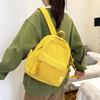 Schoolbag Autumn and Winter Corduroy Small Backpack Female 1011 New Student Casual Velvet Backpack Ins Mori Small Backpack