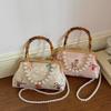 Handbag  Shoulder Bag Retro Pearl Chain Crossbody Bag  Women's Bag