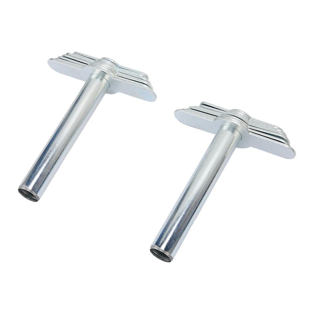 2PCS Cork Borer Stainless Steel Manual Cork Rubber Stopper Borer Tool for School Laboratory