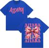 Sängerin Aitana Cuarto Azul Schmetterling Grafik T-Shirt Herren Damen Harajuku Ästhetik Streetwear T-Shirts Baumwolle Lässig Locker T-Shirt