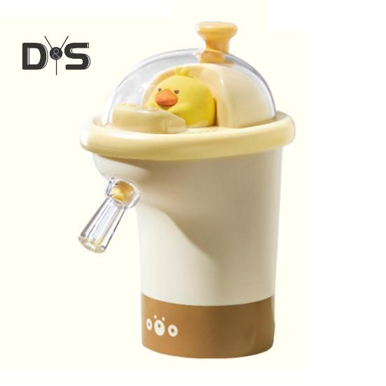 

Портативный небольшой водяной насос в форме мультфильма, пищевой, без BPA, устойчивый к утечкам, перезаряжаемый, универсальный детский насос для подачи воды жёлтый