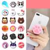 3d Fashion New Silicone Cartoon Cute Telescopic Phone Air Bag Bracket For Iphone