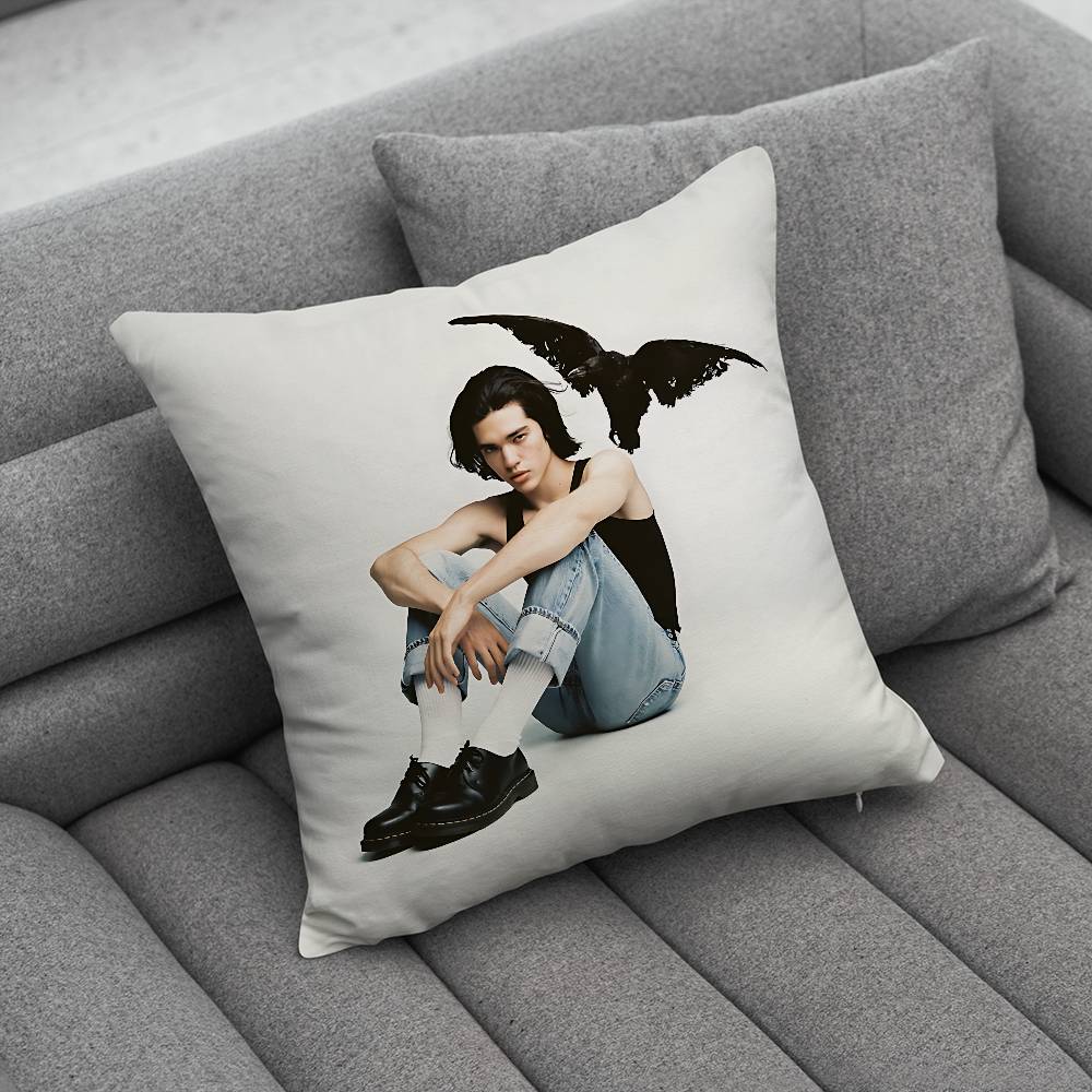CConan Gray Wishbone Creative patterned pillowcases for interior decoration office living room home