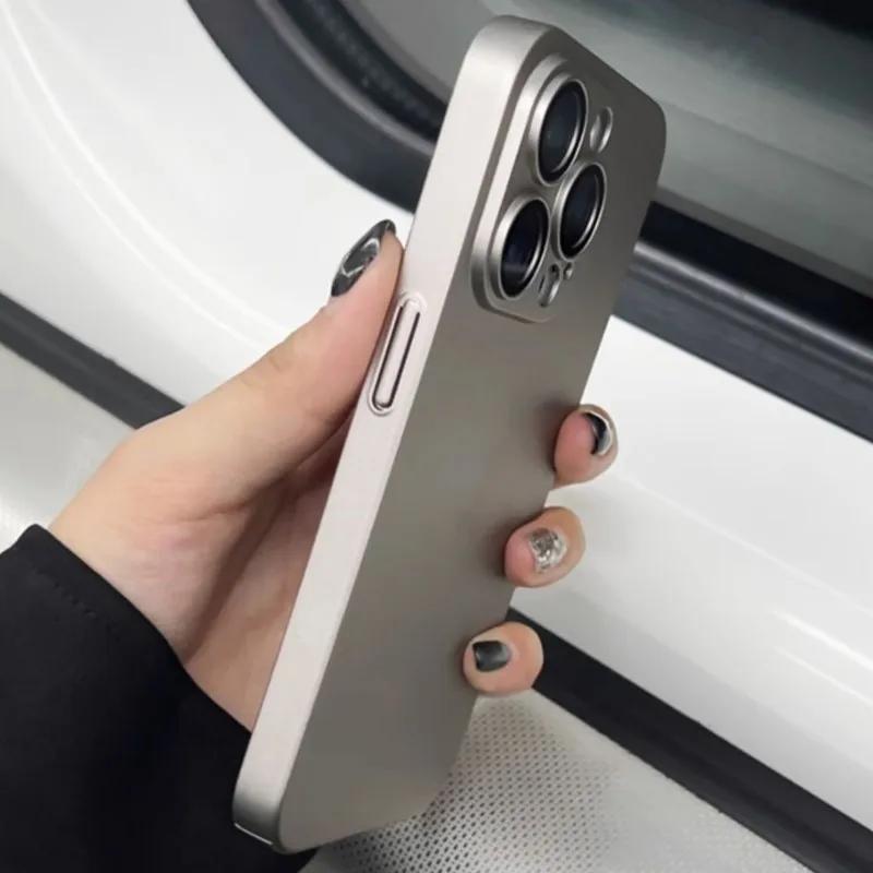 al Color Ultra Thin Matte TPU Case for For Iphone 16 1 14 Plus 13 12 17 Pro Max Glass Camera Protection Shockproof Slim Case
