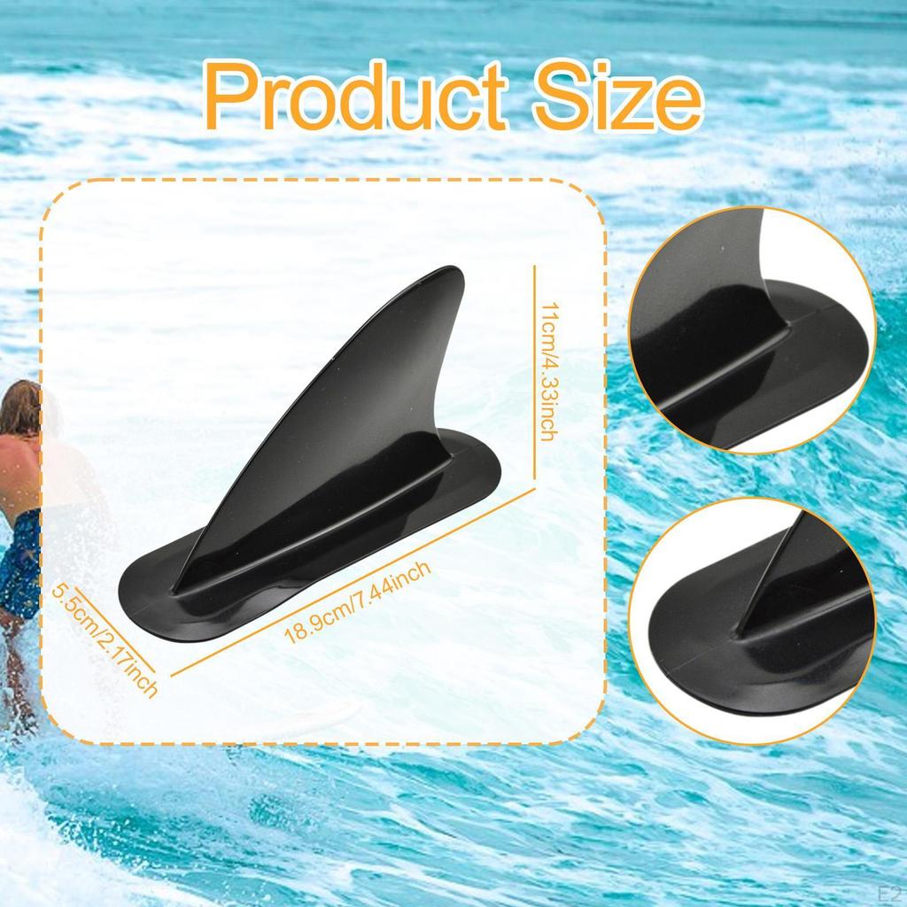 Surfboard Fin Replacement Surfing Sturdy Wear Resistant Paddle Board Professional PVC Strengthening