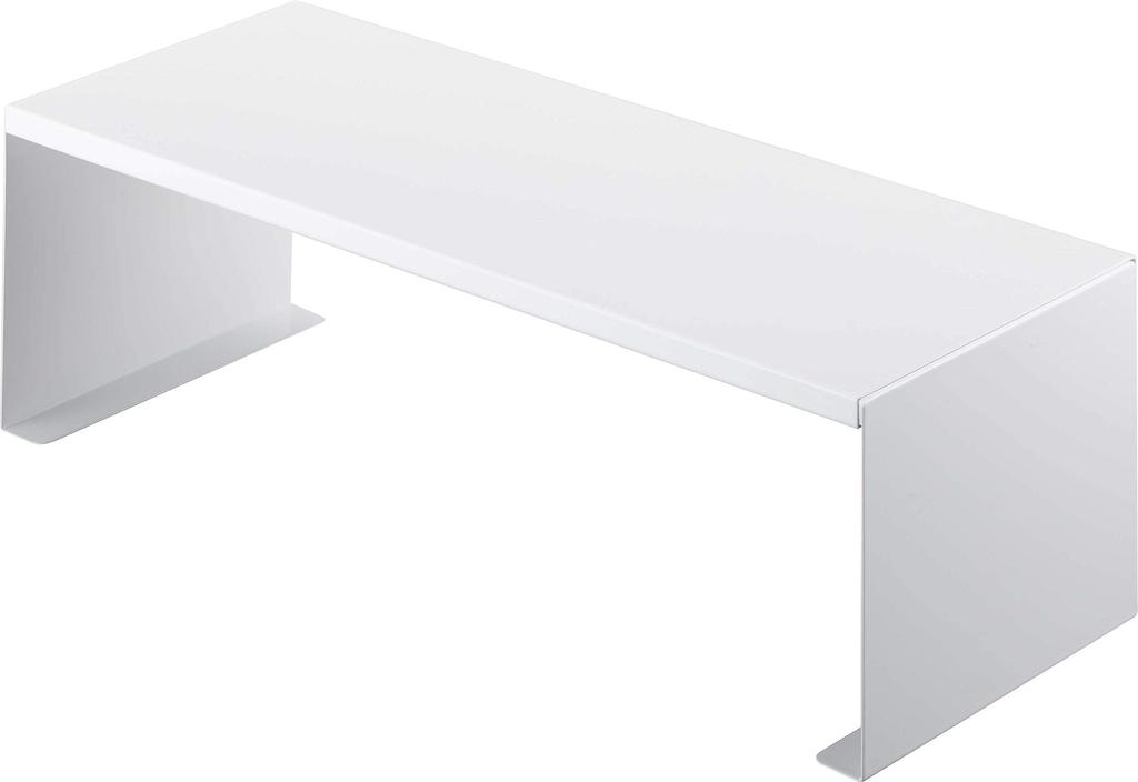 Yamazaki Jitsugyo 4338 Teleskopický odkapávač nad pračku Bílý x H15 x V12cm Tower Skrytý odtokový hadice Stojan proti prachu Cca. W37-64