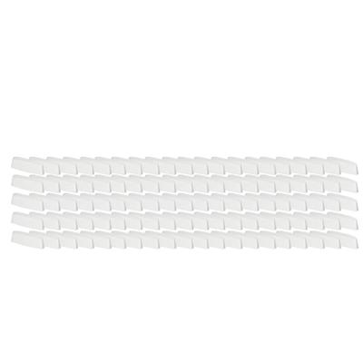 Drainage Cap For Pvc Windows, White Cover, 45 Mm, Set Of 100 Pcs