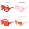 Summer 2020 New Curved Style Womens Square Beach Sunglasses With Pink Lenses For Fashion And Party
