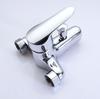 Modern Design Zinc Alloy Polished Bath Mixer Tap Lift Diverter Valve Brass Cartridge Shower Tub Combo Dual Handle Wall Apartment