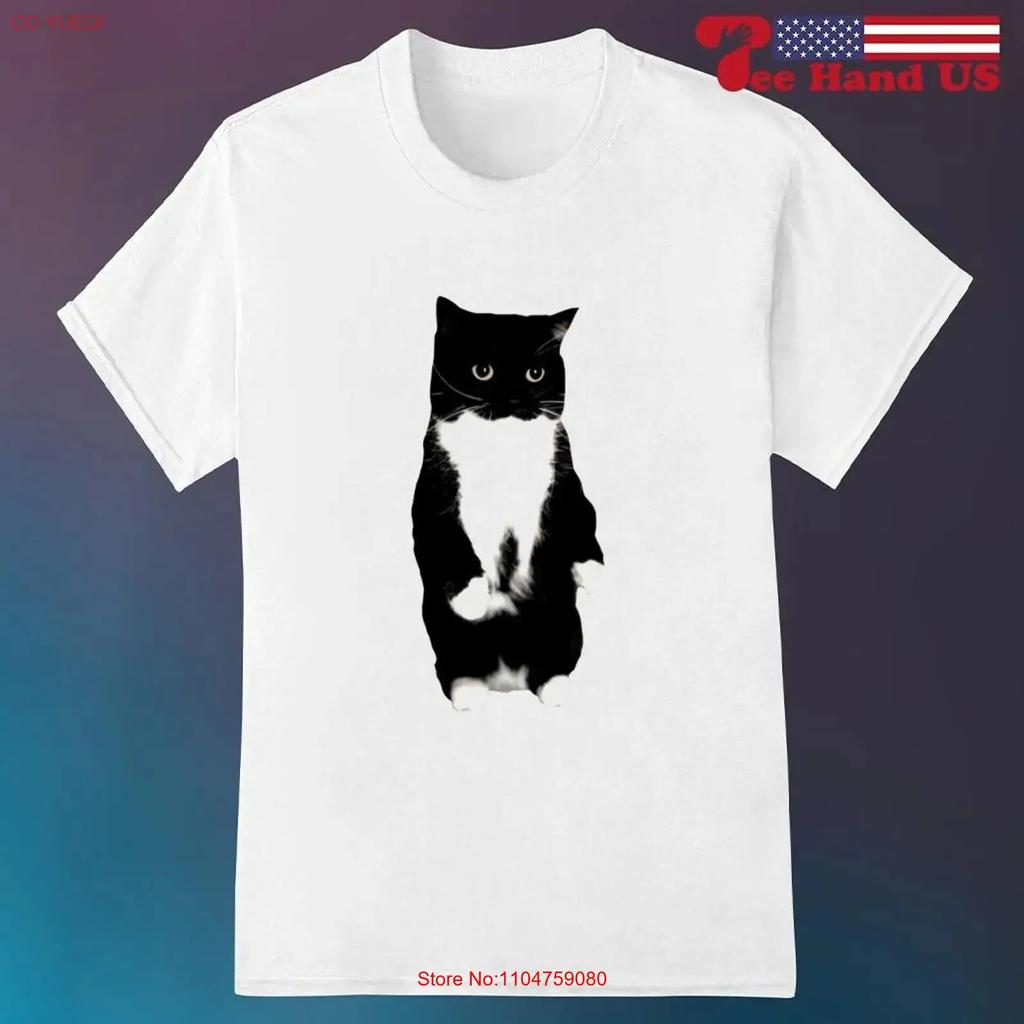 Cat Lover T Shirt Kitten Cotton Full Size Pet Vintage Washed Fashion Slightly Top For Everyday Wear Homme Stretched Graphic