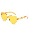 One Piece Love Heart Sunglasses Women Brand Designer Fashion Cute Sexy Retro Cheap Sun Glasses Red Female Sweet Eyewear Uv400
