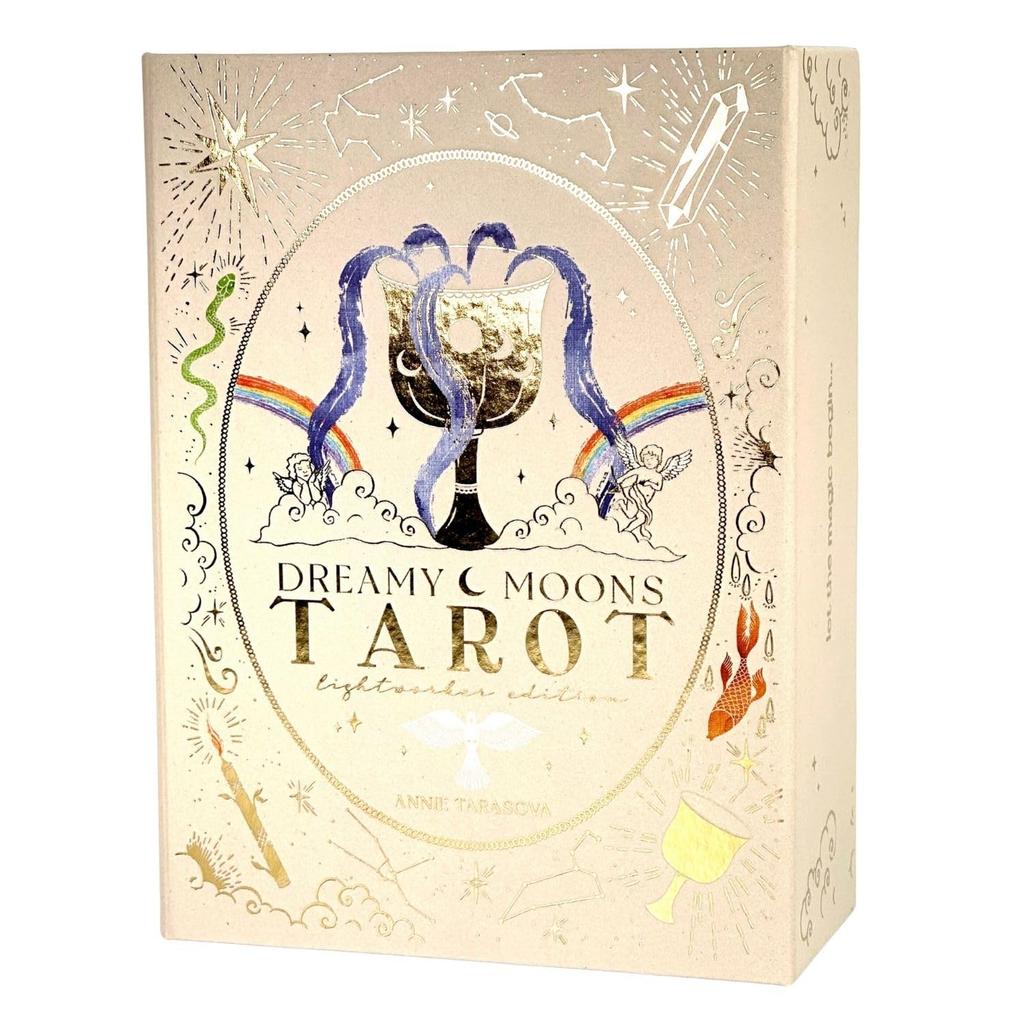 Dreamy Moons Tarot Lightworker Waite Edition Tarot Includes Japanese Instruction Manual I.I.J. Cards, Authentic,