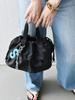 Ships for Women Shoulder Bag, Web Exclusive, Charm Included, Ruffle Drawstring, Women's, 310001280, Black, One Size