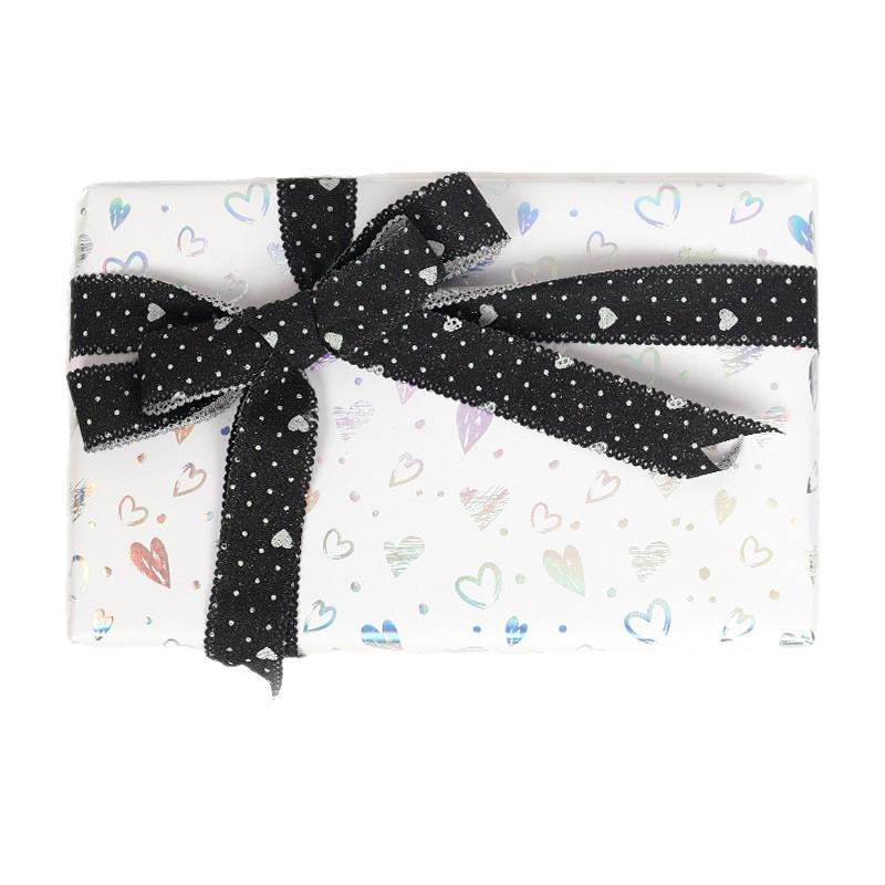 Valentine's Day Heart Series Gift Wrap, 43cm X 3m Roll, Large Size, Handmade Paper