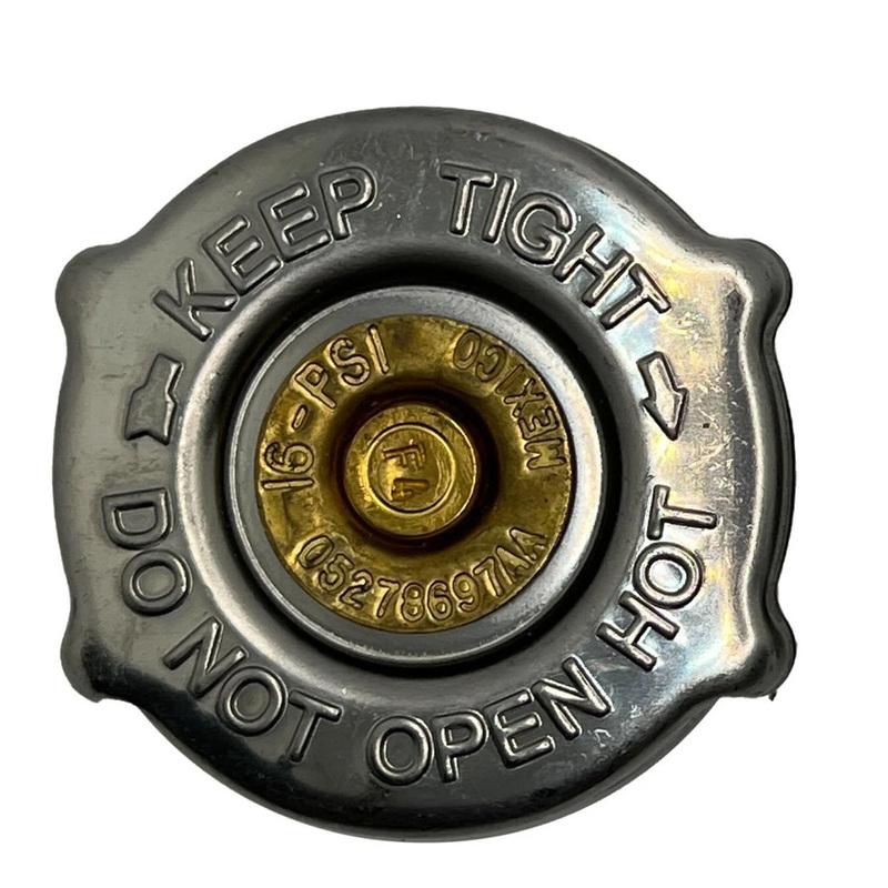 Radiator Coolant Cap for V6 Gas Engine 2.4L-5.9L Compatible with Jeep Dodge Chrysler Ram - Engine Part