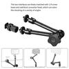 Adjustable 7inch/11inch Flexible Arm for Cameras and Lighting with 360 Degree Rotating Heads for Cameras Lamp