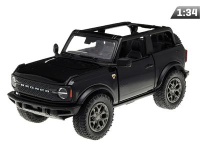 Model 1:34, 2022 Ford Bronco Open Top, Black (A11767CZ)