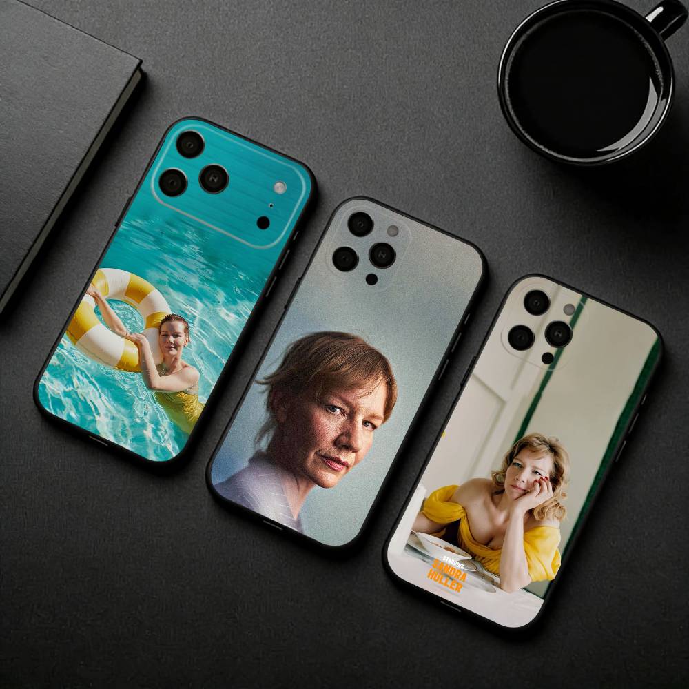 German Actress Sandra Huller Phone Case Silicone Soft For IPhone 17pro 16 15 14 13 12 11 X XR Plus Pro Max Plus