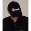 Authentic Applique Corduroy Ball Cap Black CO2404CA01BK 441981