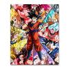 Japanese Modern Anime Retro Dragon Ball Poster Goku Gohan Vegeta Piccolo Friza Canvas Painting Print Wall Art Children Gift