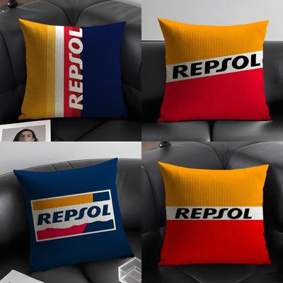 Fashion R-Repsols Cushion Cover Summer Breathable Linen Organic Fabric Double-Sided Printing Sofa Pillow Case Home Decor