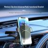 Cross-border Sliding Rail Car Phone Holder with Dashboard Mount and Rotating Navigation for Parking.