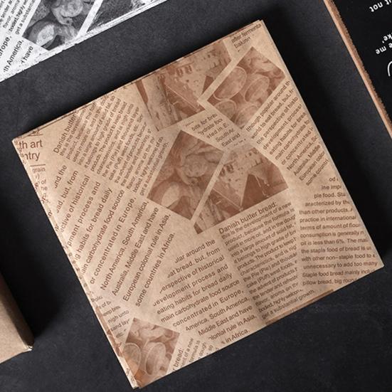 Nützliches Backpapier, geruchlos, braunes/weißes Kochgeschirr