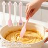 Ensemble de spatules en silicone patte de chat mignonnes Résistantes aux hautes températures Anti-adhésif Grattoir en caoutchouc Pour la pâtisserie la cuisine Cadeau adorable pour amoureux des chats