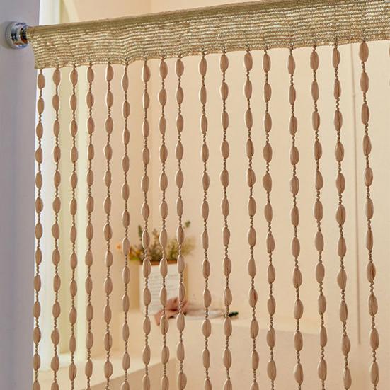 Door Curtain Beaded String Tassel Glitter String Curtains Room Dividers Curtain 100x200cm Lantern Shapes Door Curtain for Living Room Bedroom Closet