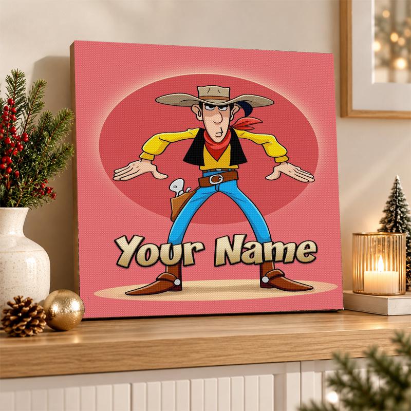 Lucky Luke Custom Name Text 5D Diamond Painting Kit DIY Full Drill Diamond Art Decoration