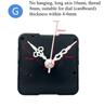 Silent Wall Clock Movement Swing Table Clock Mechanism DIY Timepiece Core Pointer Module Replacement Accessory for Handmade