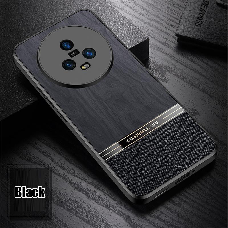 Custodia per telefono con texture ad albero simulata per Huawei Mate 60 Pro, protezione per obiettivo della fotocamera per HUAWEI Mate 50 30 40 60 Pro Plus, morbida custodia in silicone