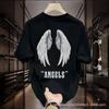 Men'S Short Sleeve T-Shirt Men'S Trend Casual Korean Version Cotton Crew Neck Printed Short Sleeve T-Shirt