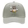 Cute Leopard Bow Owl Sitting On Branch Sandwich Baseball Cap Unisex Women Sun Cap Outdoor Workouts Hat