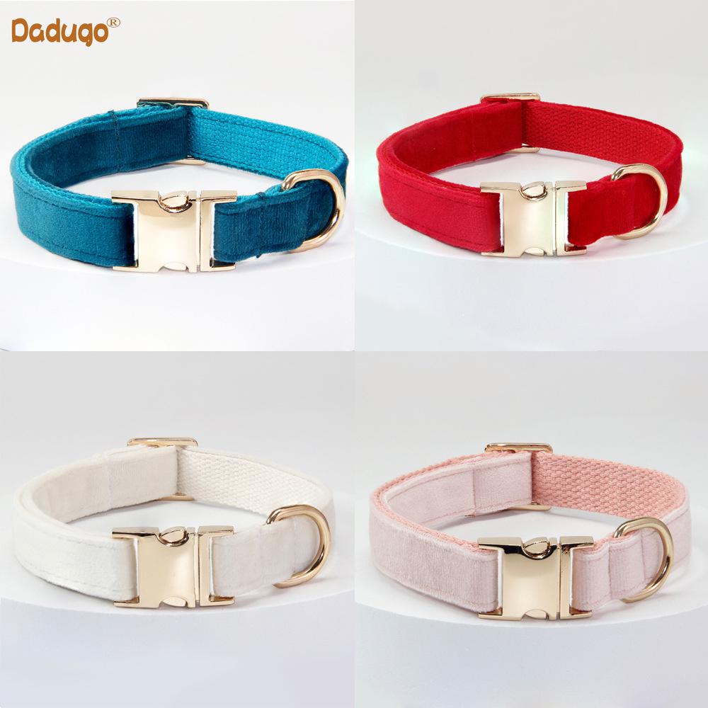 Graviertes Anti-Verlust-Hundehalsband- und Leinen-Set – verstellbar für mittelgroße bis große Hunde