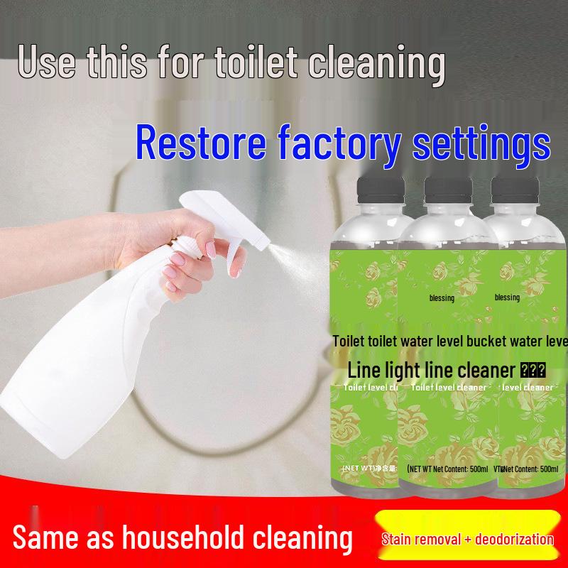 Stubborn Yellow Stains & Limescale Dissolver: Clean Toilet Bowl & Water Lines Effortlessly