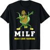 Dabbing Corn Cob Farmer Gift _ Man I Love Farming T-Shirt