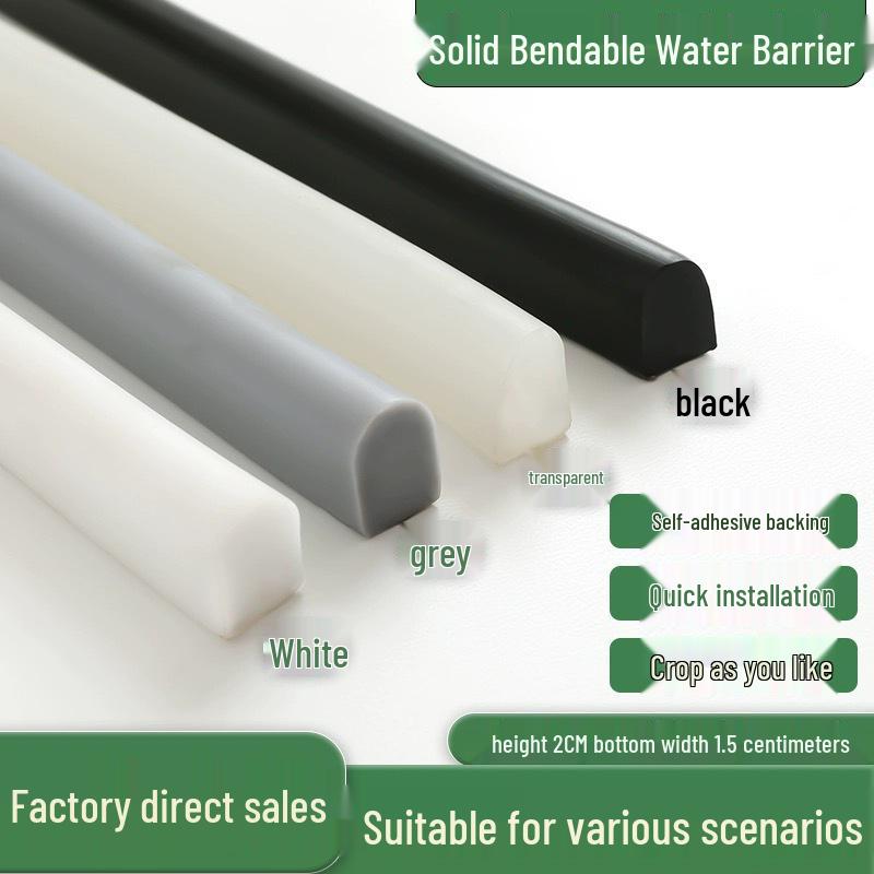 

Самоклеящаяся водонепроницаемая барьерная лента для ванной, душа, туалета и кухонных столешниц Solid U-shaped, White, 200cm