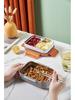 Large Capacity Insulated Bento Lunch Box with Compartments - 304 Stainless Steel, Microwaveable, Perfect for Students and Office Workers.