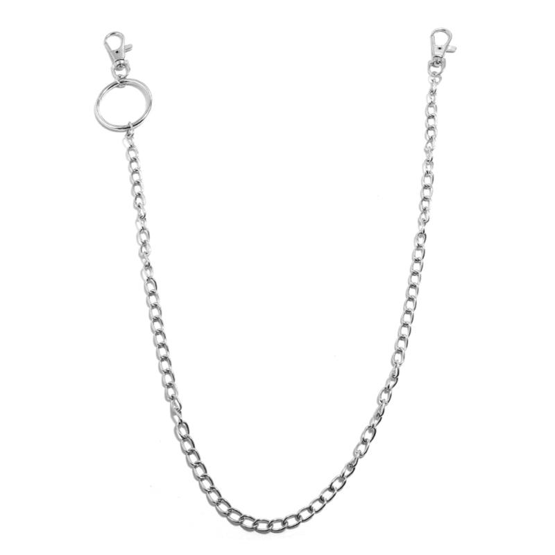 

RUI RUI YU Хип-поп Панк Металлическое кольцо Брюки Цепочка Джинсы Цепочка Подвеска 1 layer