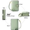 RNIEGA Bifold Genuine Folding Wallet with Coin Card Stylish Women's Wallet, Leather, Lightweight, Purse, Case, Compact, Anti-Skimming,