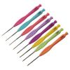 8Pcs 0.8mm-20mm Crochet Hooks Set As Shown In The Picture 0.8mm-20mm  for DIY Yarn Weaving Tools