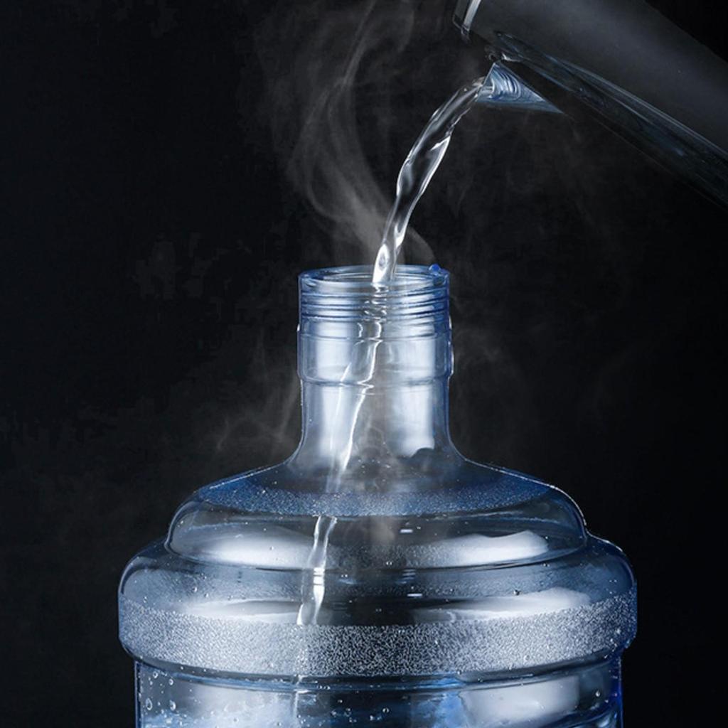 Dispenser Bottle Refillable Water Jug with Handle Transparent for Home