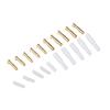Ferrules 120PCS Connectors Brass Wire Connectors For 0.3-1.5mm2 Wires Insulated Wire Connectors Daily Wiring Needs