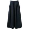 Sancai Faltenreduzierender High-Waist A-Linien Midi-Rock